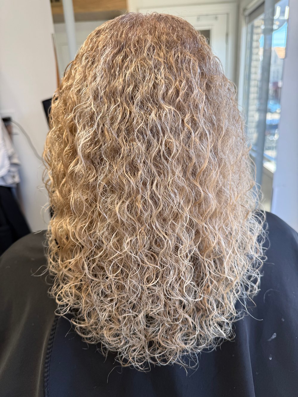Blonde spiral curls — Lush Atelier Beauty Salon
