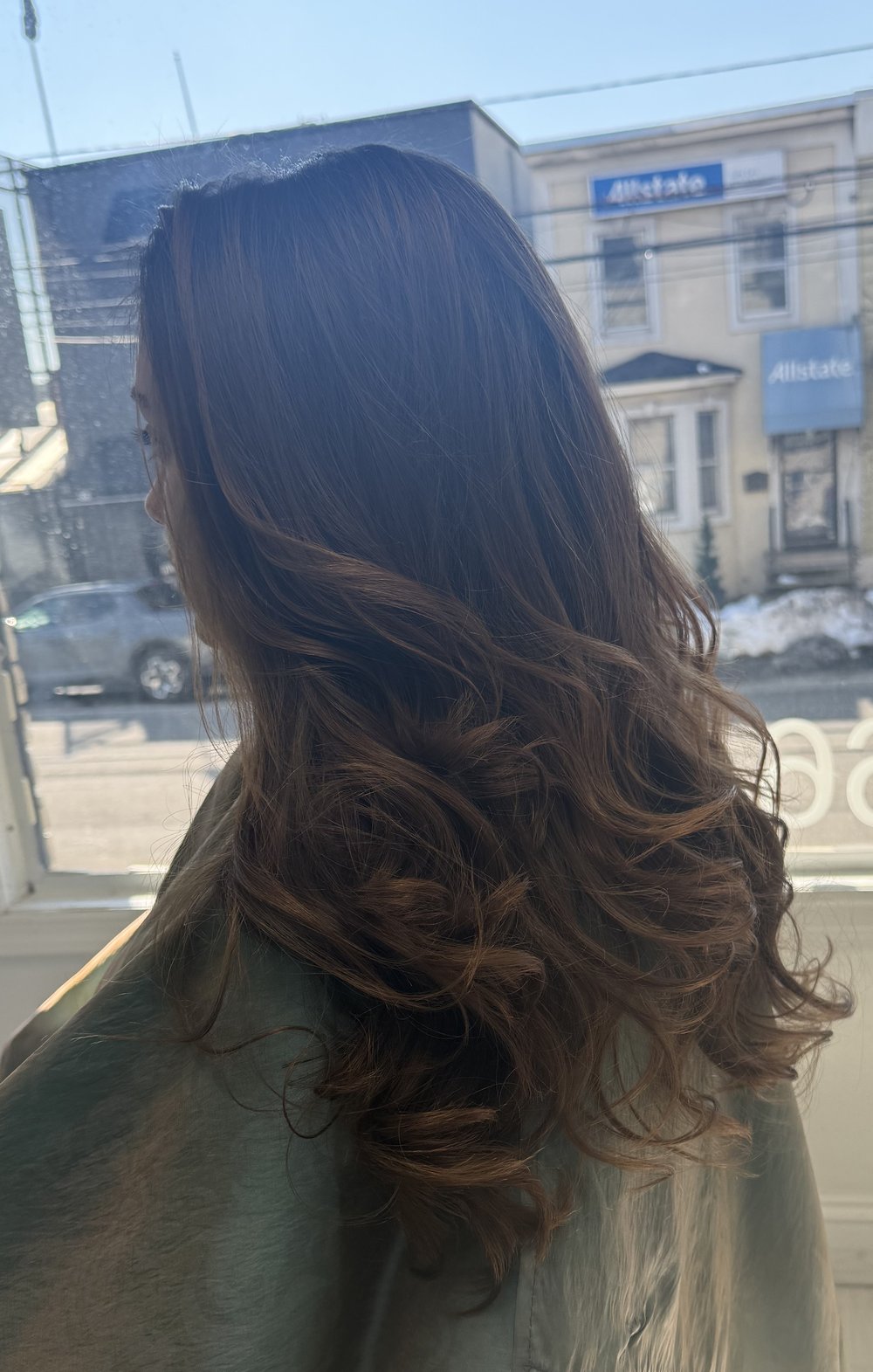 Brunette curled ends — Lush Atelier Beauty Salon