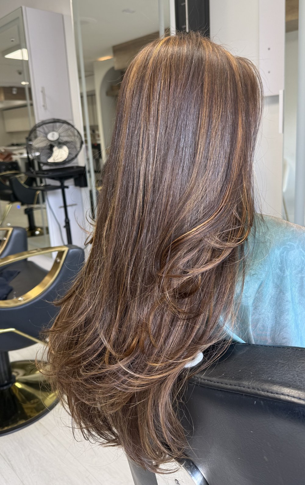 Chestnut caramel layers — Lush Atelier Beauty Salon