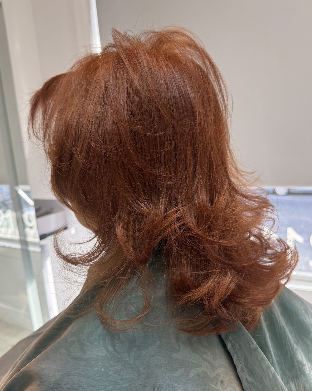 Copper red blowout — Lush Atelier Beauty Salon