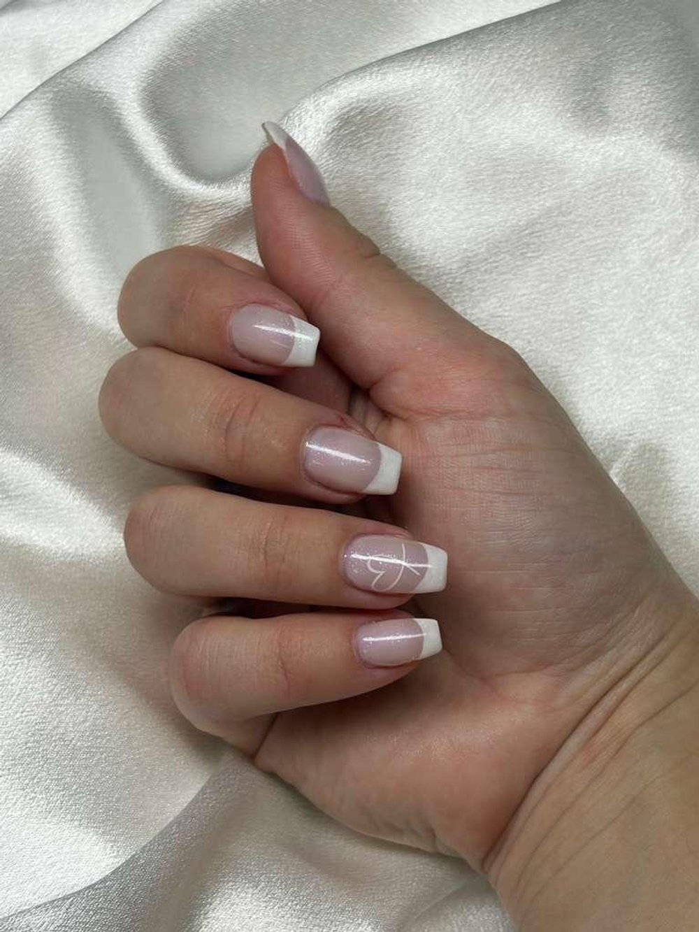 French monogram accent — Lush Atelier Beauty Salon