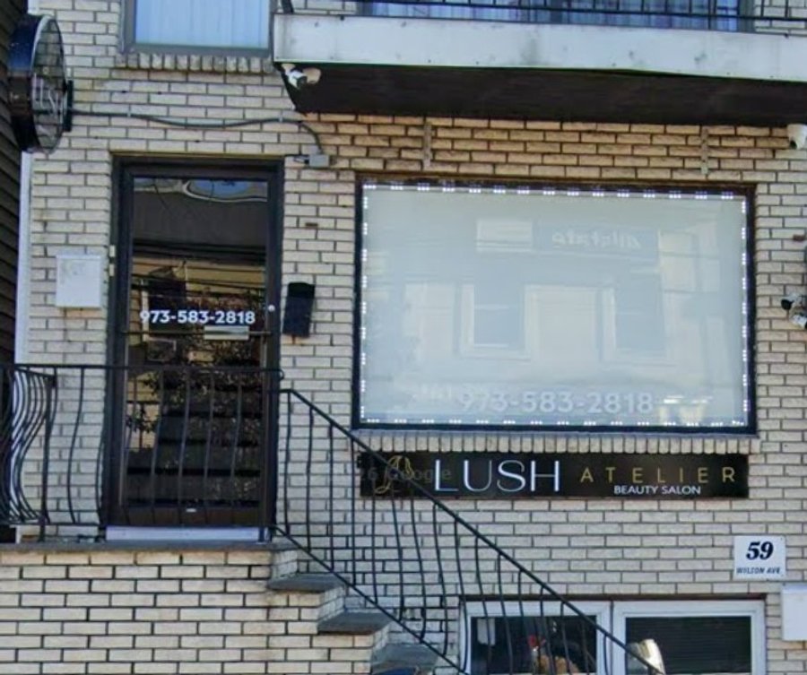 Lush Atelier storefront at 59 Wilson Avenue, Newark, New Jersey